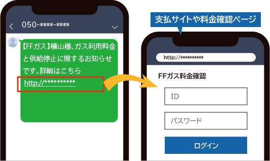 LPガス利用に料金明細を一斉送信